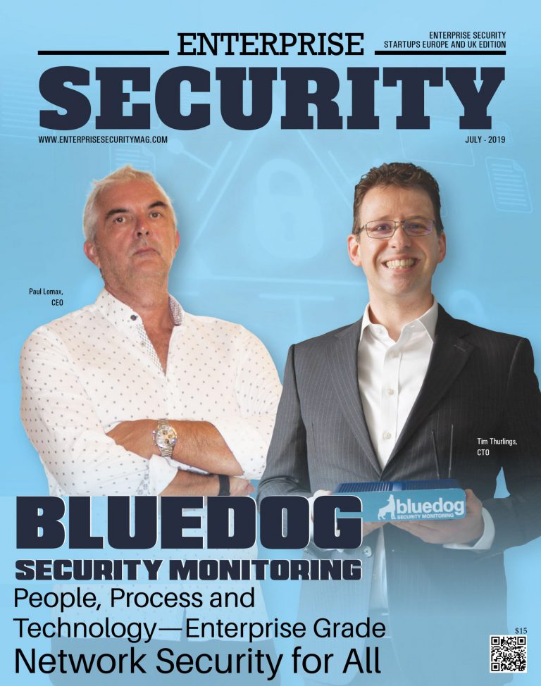 Front page of enterprise security featured bluedog security monitoring