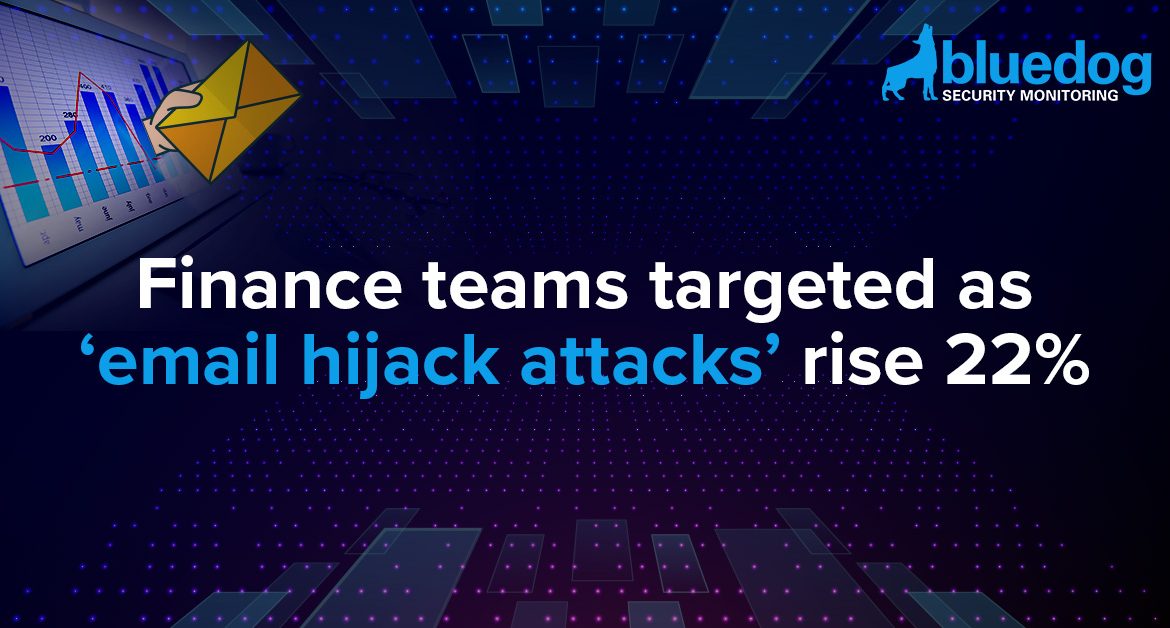Finance teams targeted as email hijack attacks rise 22%